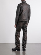 424 - Leather Jacket - Brown