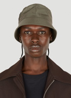 Logo Plaque Bucket Hat in Khaki