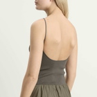 ST. Agni Women's Backless Circle Hem Dress in Khaki