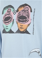 ED Print T-Shirt in Light Blue