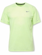 NIKE RUNNING - Stride Dri-FIT ADV Mesh T-Shirt - Yellow