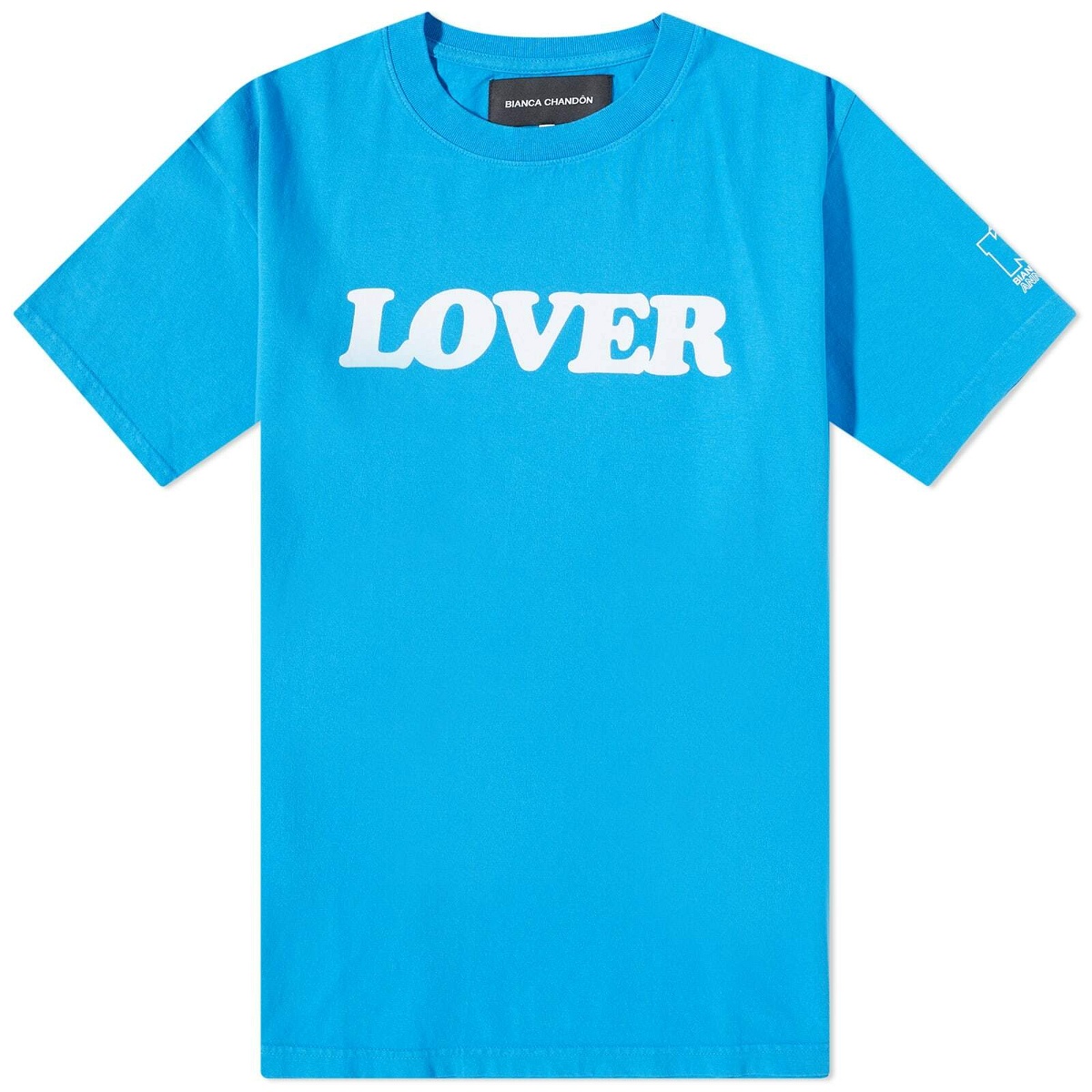 Bianca Chandon Men's 10th Anniversary Lover T-Shirt in Blue Bianca Chandon