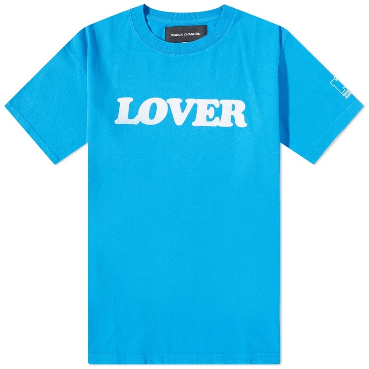 Photo: Bianca Chandon Men's 10th Anniversary Lover T-Shirt in Blue