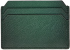 Santoni Green Logo Card Holder