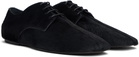 Dries Van Noten Black Square Toe Derbys