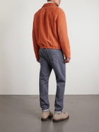 Brunello Cucinelli - Suede Blouson Jacket - Orange