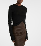 Rick Owens Cotton jersey top