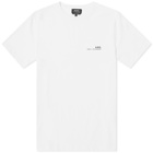 A.P.C. Men's Item Logo T-Shirt in White