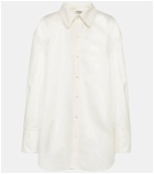 Saint Laurent Oversized cotton poplin shirt