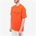 Moncler Grenoble Men's Logo T-Shirt in Red