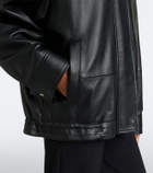 Loewe Oversized leather jacket