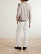 Altea - Cotton and Cashmere-Blend Sweater - Neutrals
