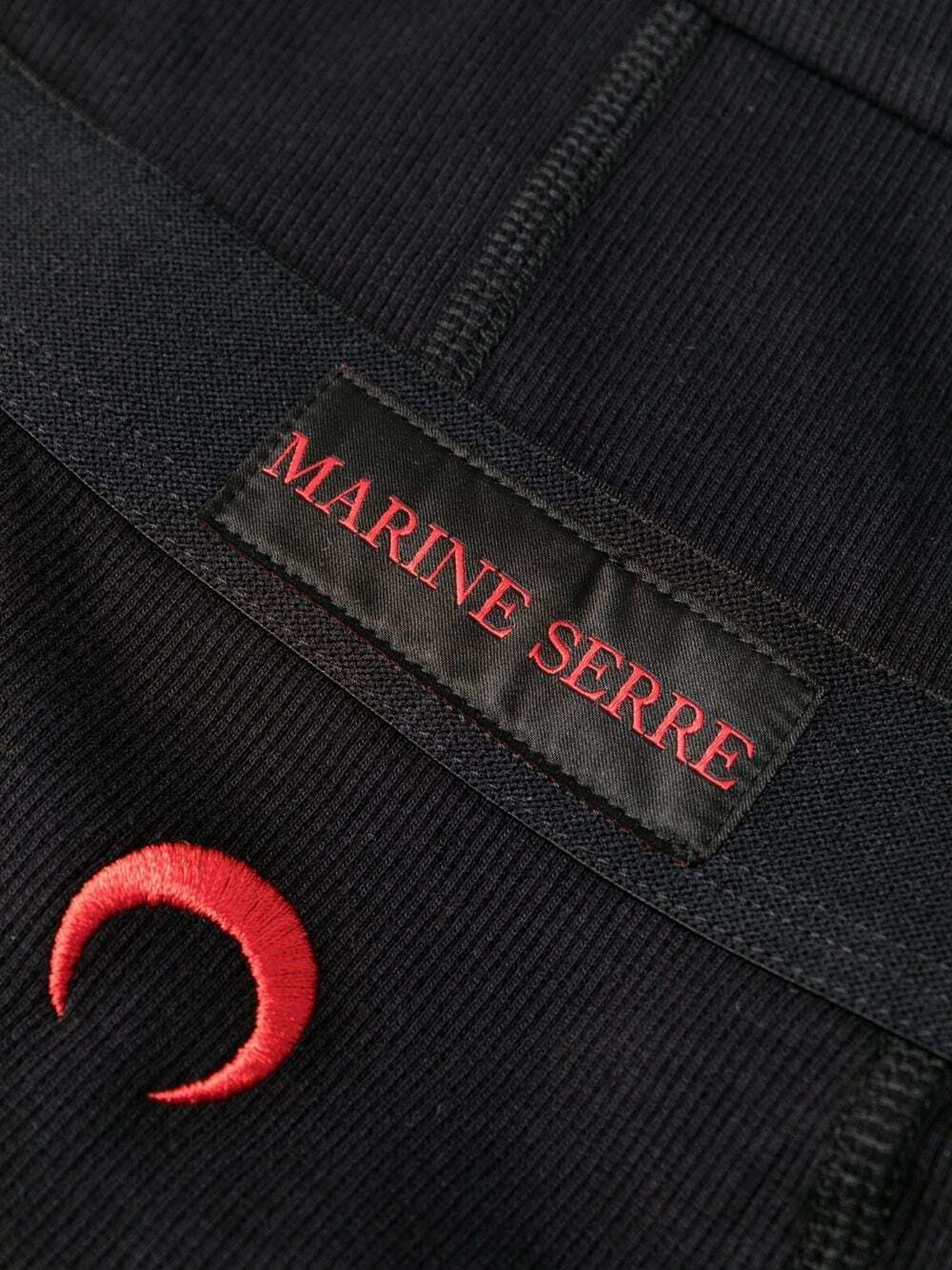 MARINE SERRE - Organic Cotton Ribbed Panties Marine Serre