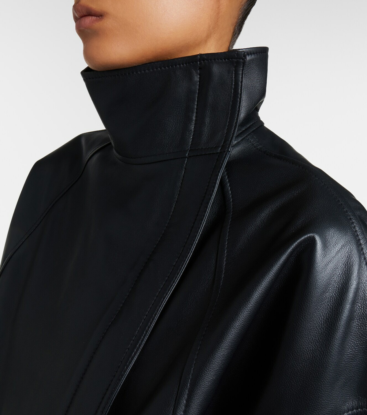 Vince Leather bomber jacket