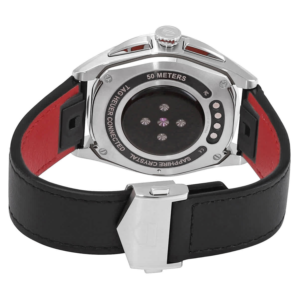 Tag Heuer Connected Quartz Analog-Digital Black Dial Mens Smart Watch SBR8010.BC6608