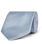 Giorgio Armani - 8cm Silk-Twill Tie - Men - Light blue