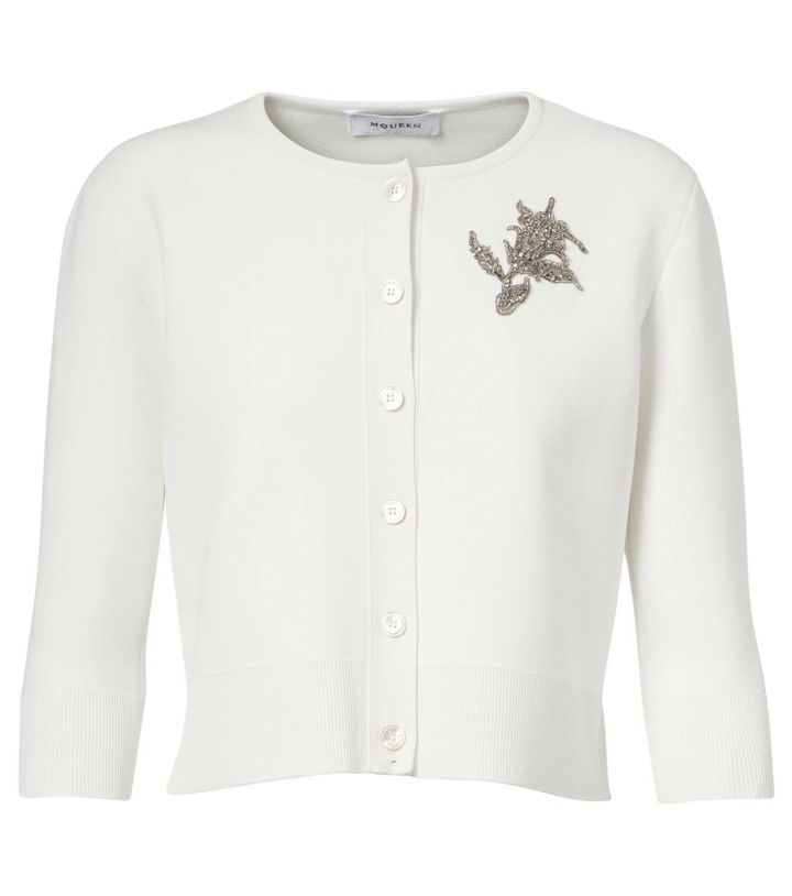 Photo: Alexander McQueen Embroidered cardigan
