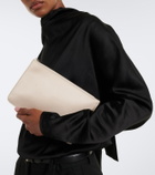 Toteme Threefold satin clutch