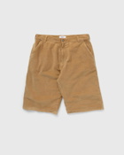 Erl Corduroy Shorts Woven Brown - Mens - Casual Shorts