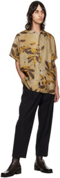 UMA WANG Tan Terry Shirt