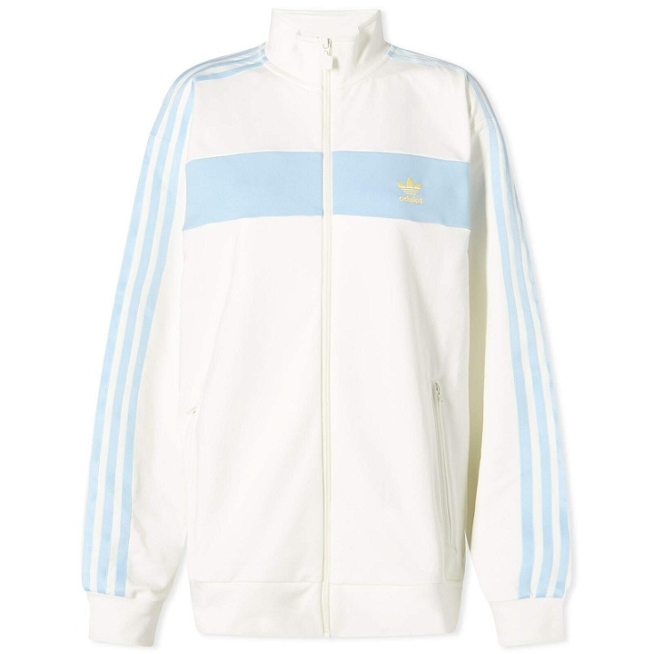 Photo: Adidas Women's Blocked Track Top in Off White