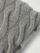 Brunello Cucinelli - Cable-Knit Cashmere Cushion