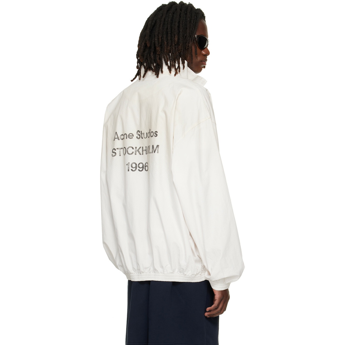 Acne Studios Off-White Washed Logo Jacket