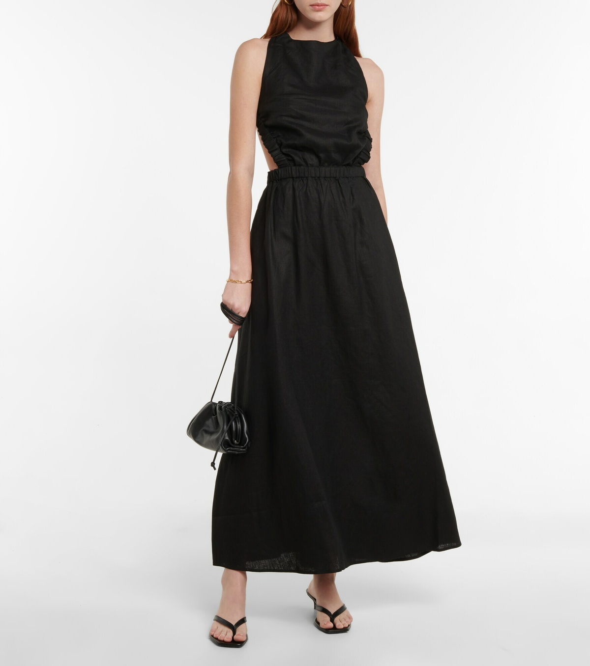 SIR - Alena open-back linen maxi dress SIR.