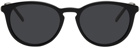 Gucci Black Oval Sunglasses