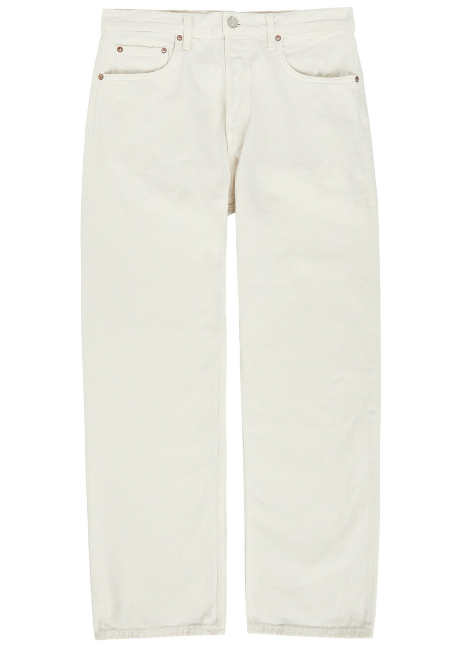 Agolde Magnus Straight-leg Jeans White