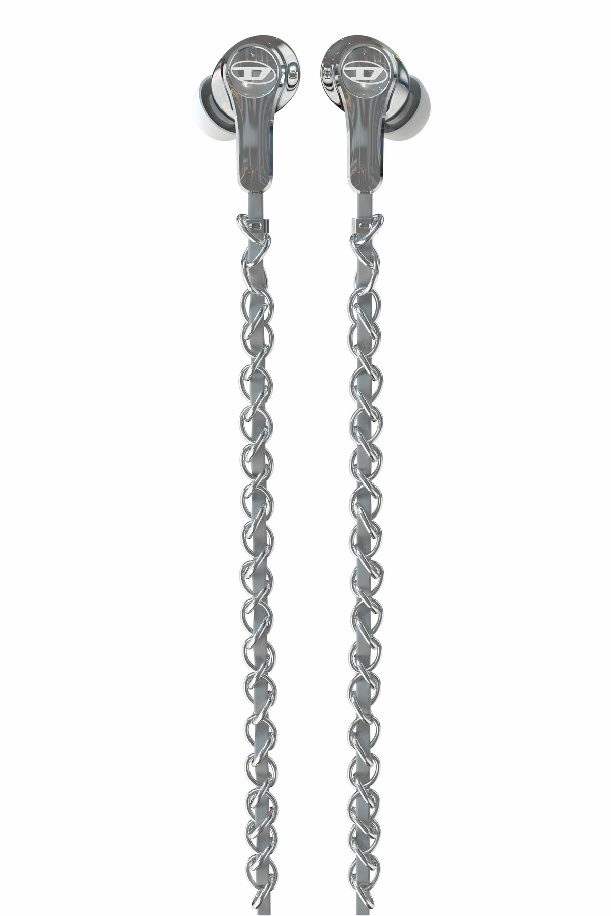 Diesel Wired Earbuds and charms - Earbuds - Unisex - Silver