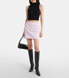 Courrèges Ribbed cotton and wool tank top