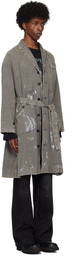Professor.E Gray Work Denim Coat