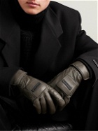 Fear of God - Logo-Appliquéd Padded Leather Gloves - Brown