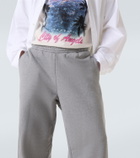 Balenciaga Cotton jersey wide-leg sweatpants