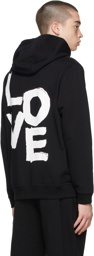 Burberry Black Print 'Love' Hoodie