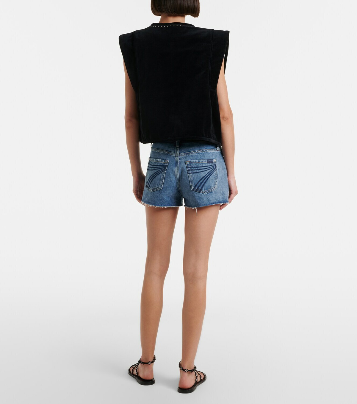 7 For All Mankind June denim shorts