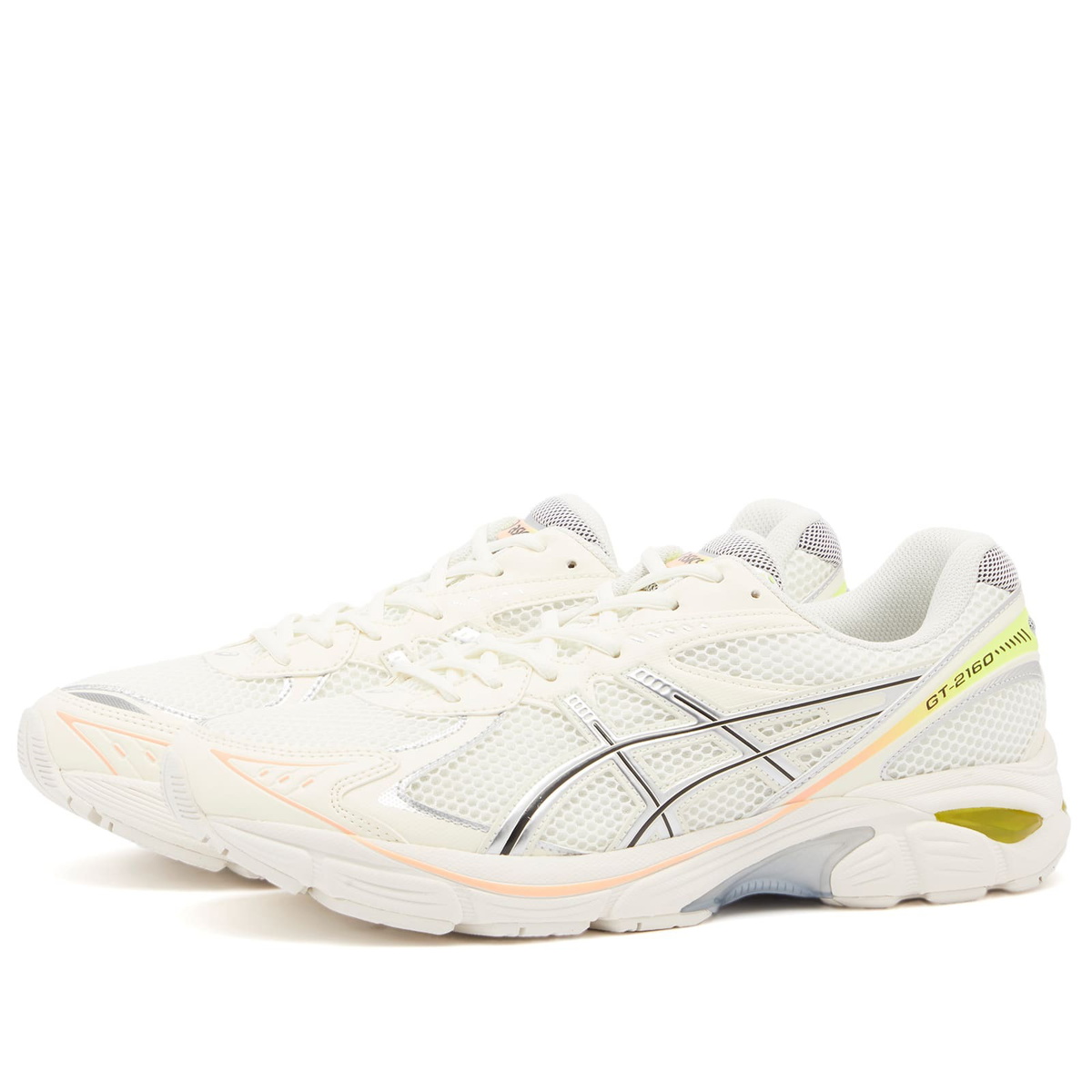 Asics GT-2160 Paris Sneakers in Cream/Safety Yellow ASICS