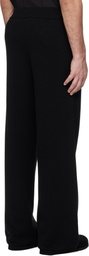 Palm Angels Black Palms Knit Sweatpants
