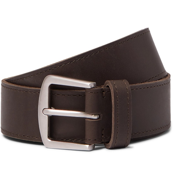 Photo: Loro Piana - 3.5cm Leather Belt - Brown