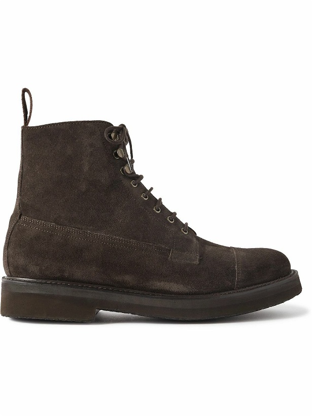 Photo: Grenson - Harry Suede Lace-Up Boots - Brown