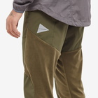 And Wander Men's Fleece Base Pant in Khaki