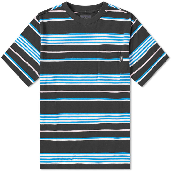 Photo: Stussy Thomas Stripe Crew Tee