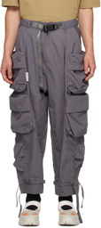 Archival Reinvent Gray 3D Pocket Cargo Pants