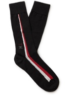 ERMENEGILDO ZEGNA - Striped TECHMERINO Wool-Blend Socks