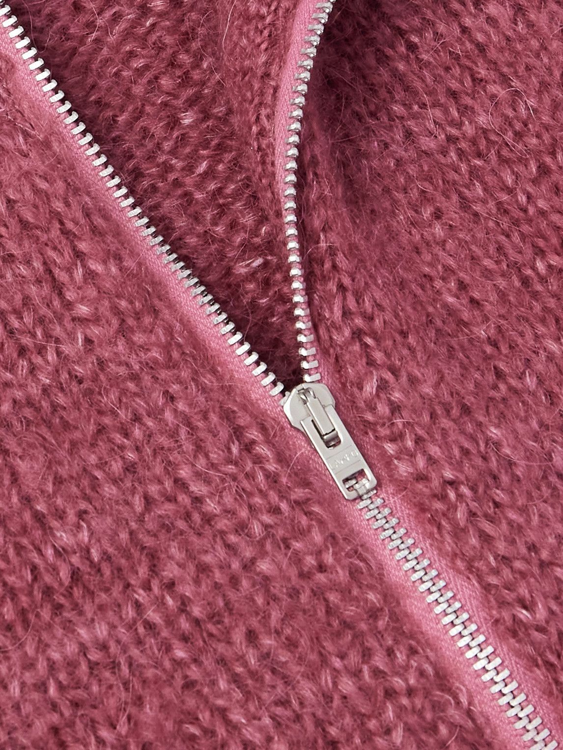 Our Legacy - Float Mohair and Silk-Blend Zip-Up Cardigan - Red Our