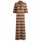 Faithfull The Brand Women's Santiago Polo Dress in Ombre Stripe