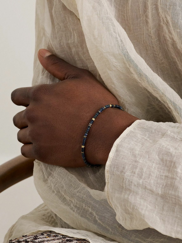 Photo: M.Cohen - Shine 18-Karat Gold, Sapphire and Diamond Bracelet - Blue