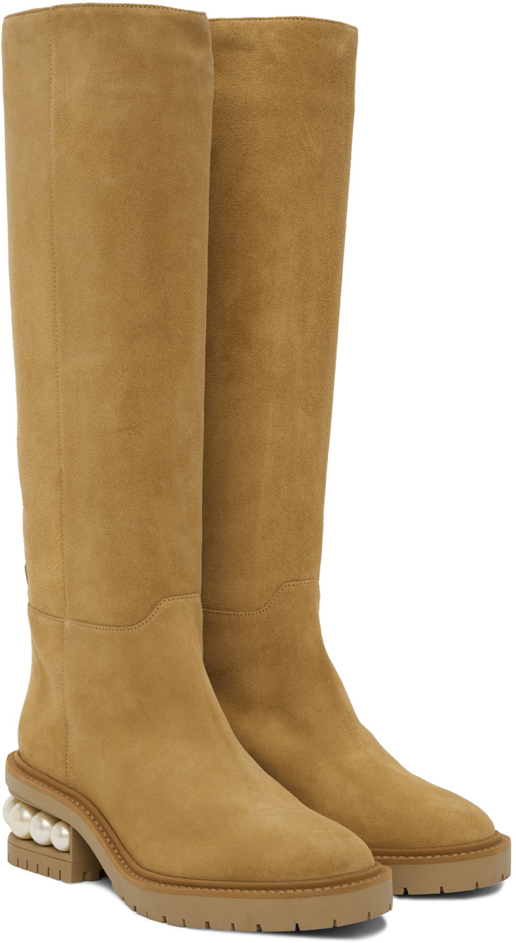 Nicholas Kirkwood Tan Casati Riding Boots
