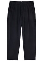 Ymc Collins Straight-leg Wool-blend Trousers Navy